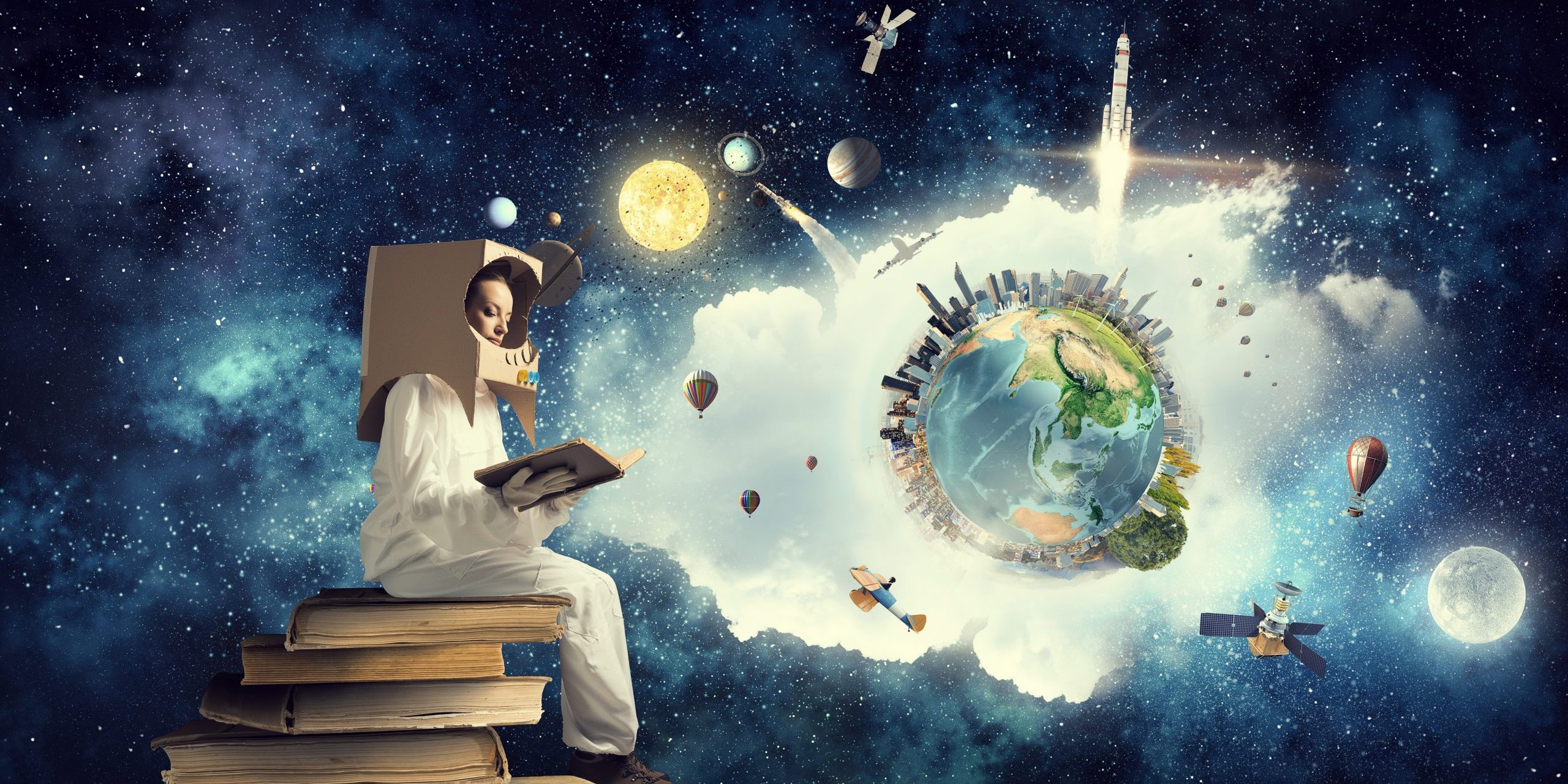 Dreaming,To,Explore,Space,.,Mixed,Media,.,Mixed,Media